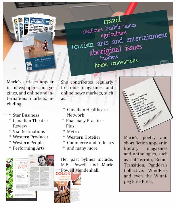 About Marie's poetry